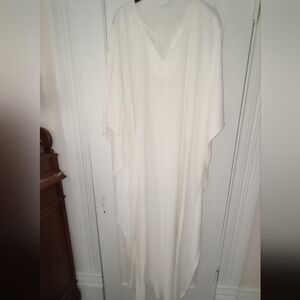 VINTAGE DEVA LIFEWEAR Maxi Pure Organic Cotton Kaftan Nightgown